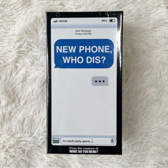 New Phone, Who Dis? Adult Party Game by What Do You Meme® brand new sealed box - Picture 1 of 9